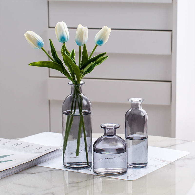 Classic Multi-Coloured Glass Bottle Vase Collection