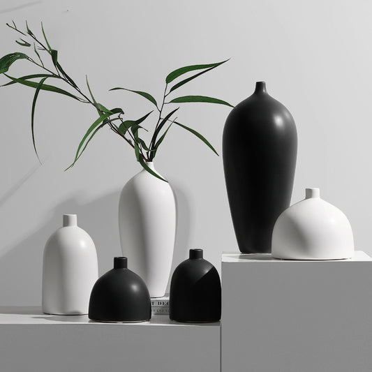 Yin Yang Smooth Matte Vase Collection