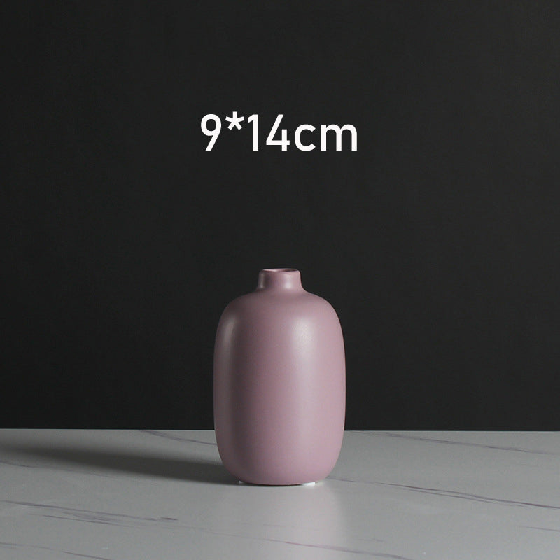 Cherry Blossom Modern Minimalist Ceramic Vase Collection