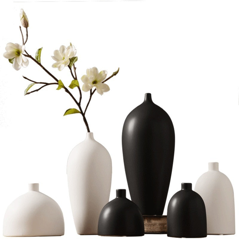 Yin Yang Smooth Matte Vase Collection