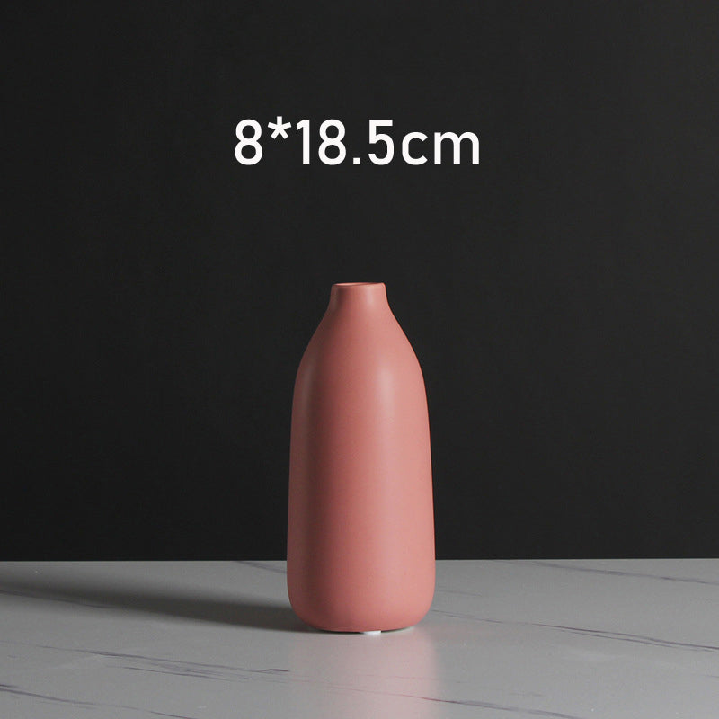 Cherry Blossom Modern Minimalist Ceramic Vase Collection