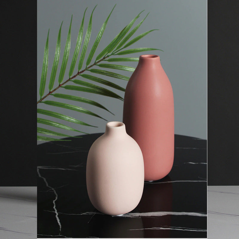 Cherry Blossom Modern Minimalist Ceramic Vase Collection