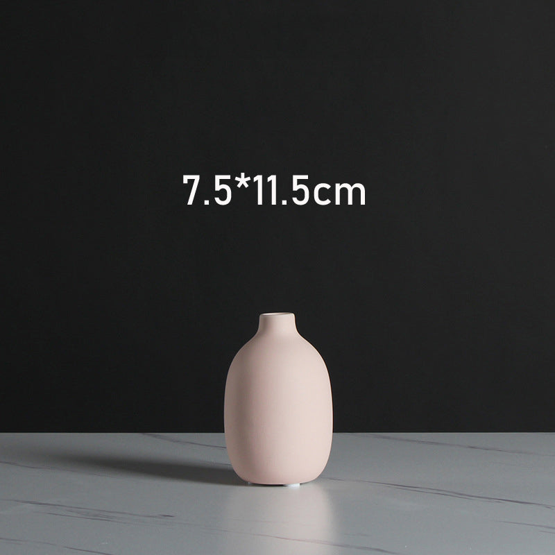 Cherry Blossom Modern Minimalist Ceramic Vase Collection