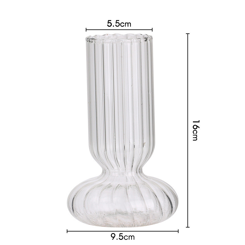 Round Bottom Retro Glass Vase Collection