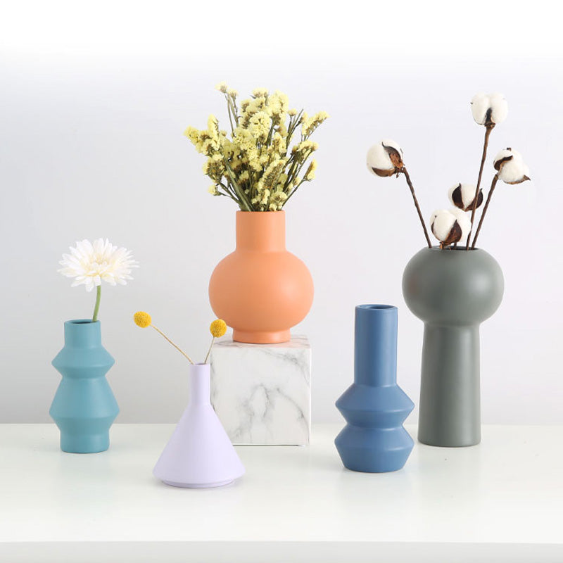 Light Pastel Modern Ceramic Vase Collection