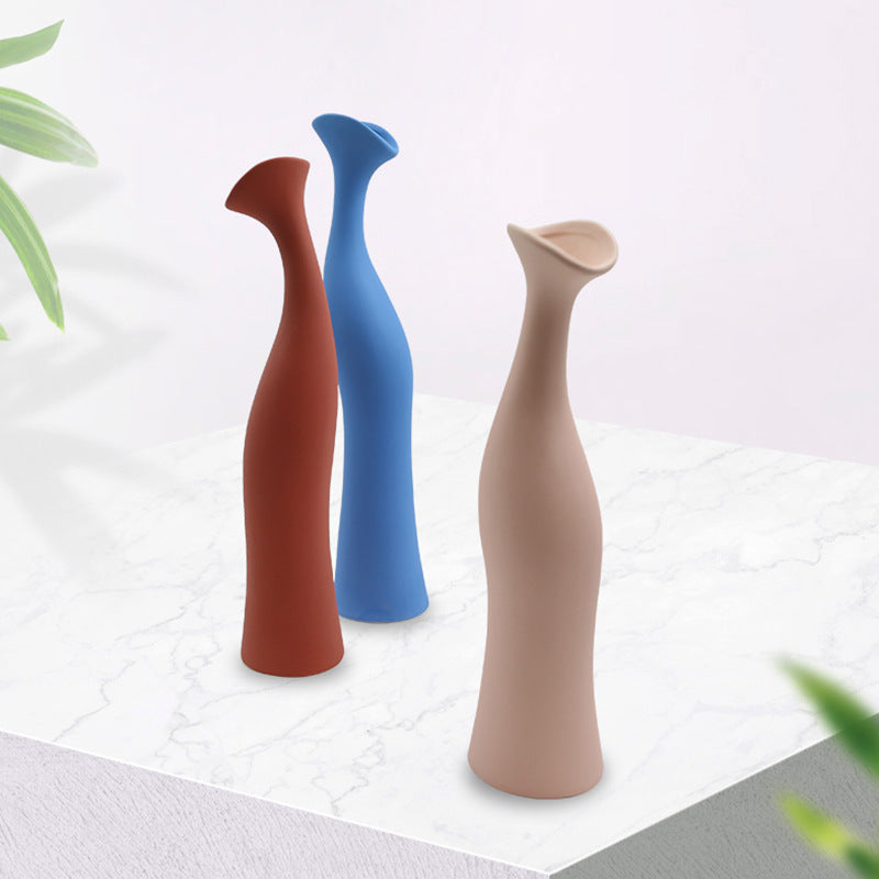 Tricolour Gaudi Inspired Abstract Vase Collection