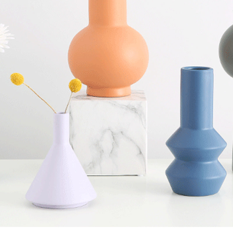 Light Pastel Modern Ceramic Vase Collection