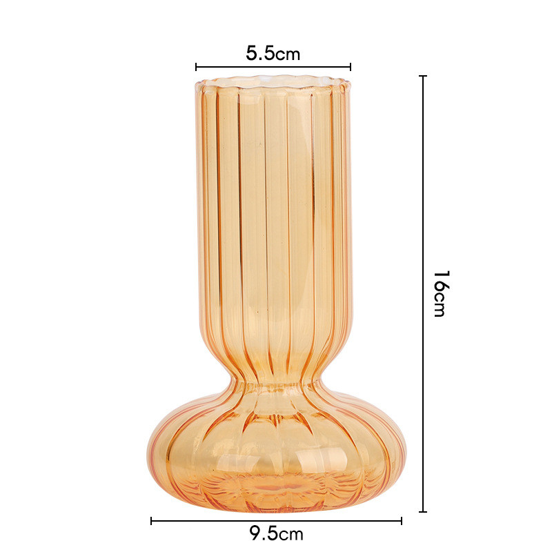 Round Bottom Retro Glass Vase Collection