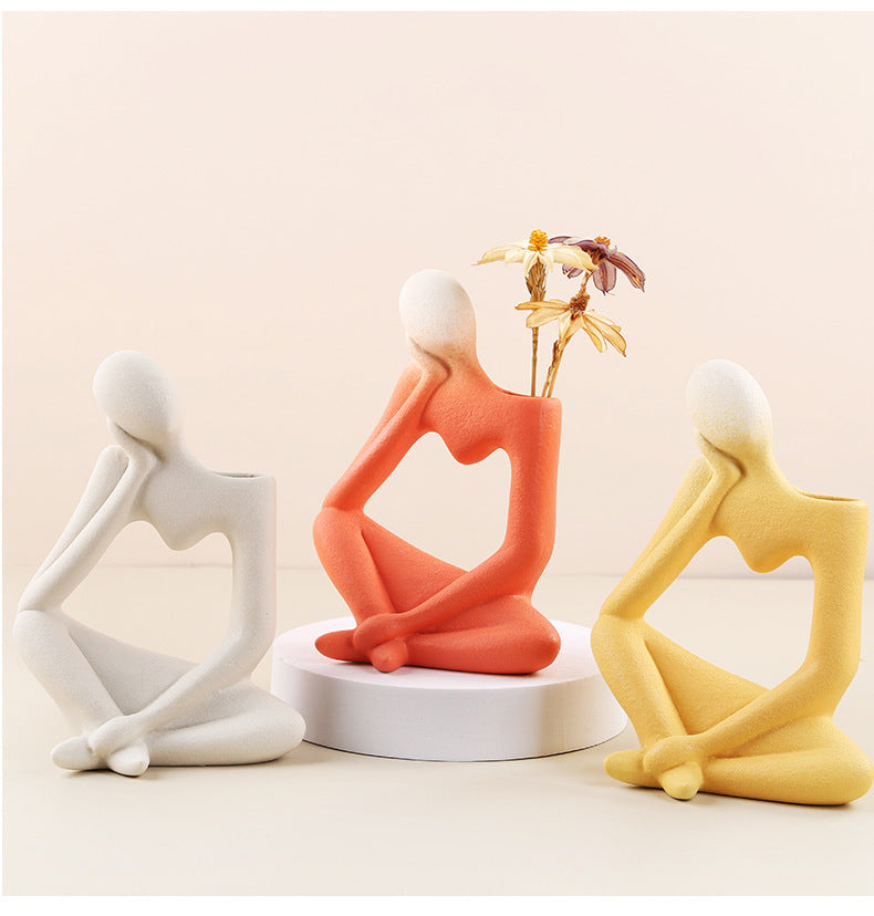 Thinker Vase Set