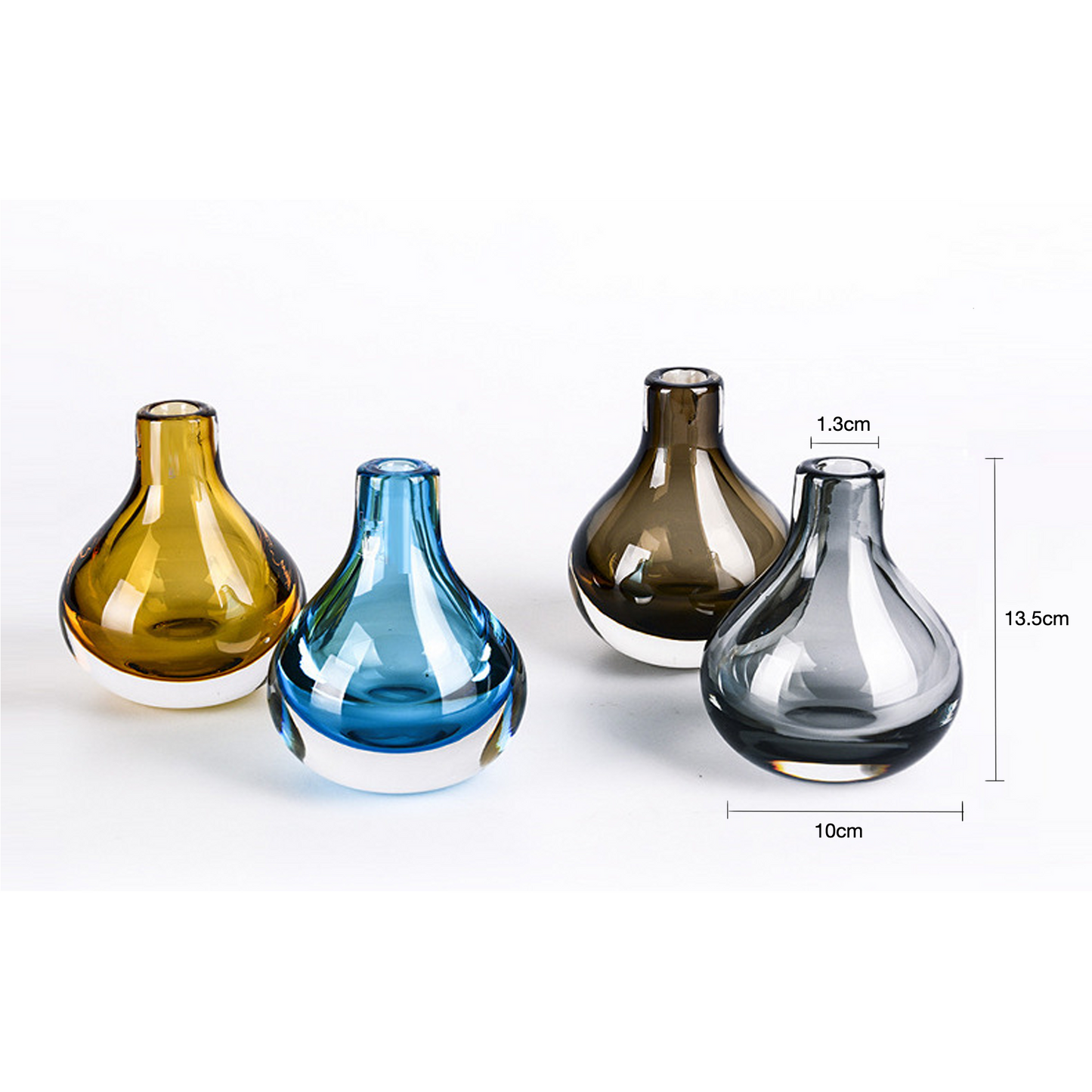 Retro Glass Bottle Bulb Vase Collection