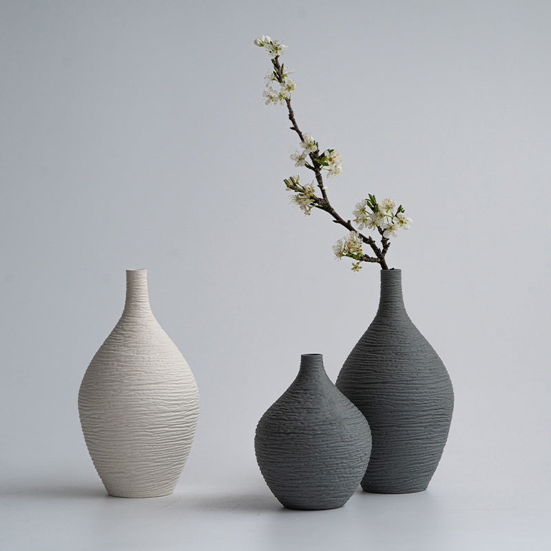 Grey Shade Japanese Vase Collection