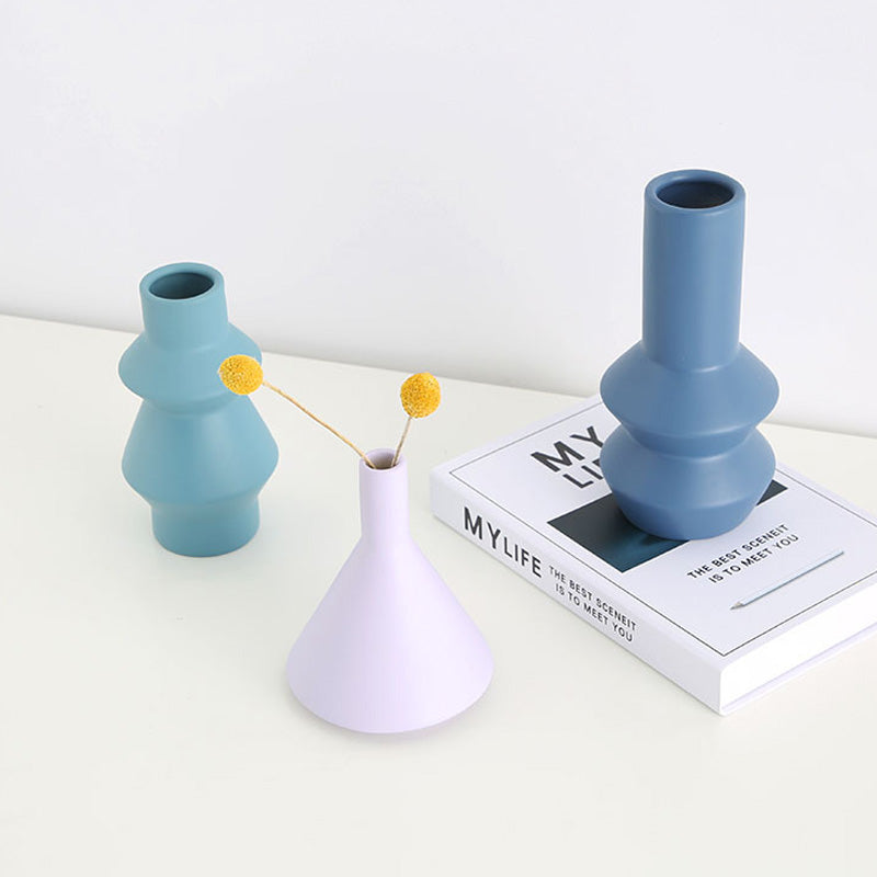 Light Pastel Modern Ceramic Vase Collection