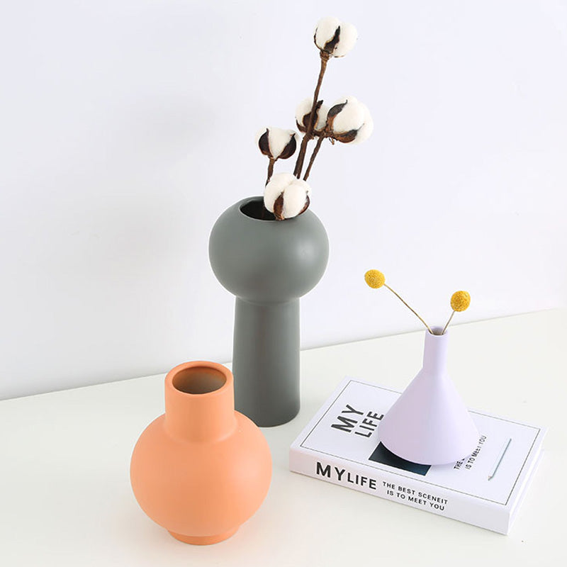 Light Pastel Modern Ceramic Vase Collection