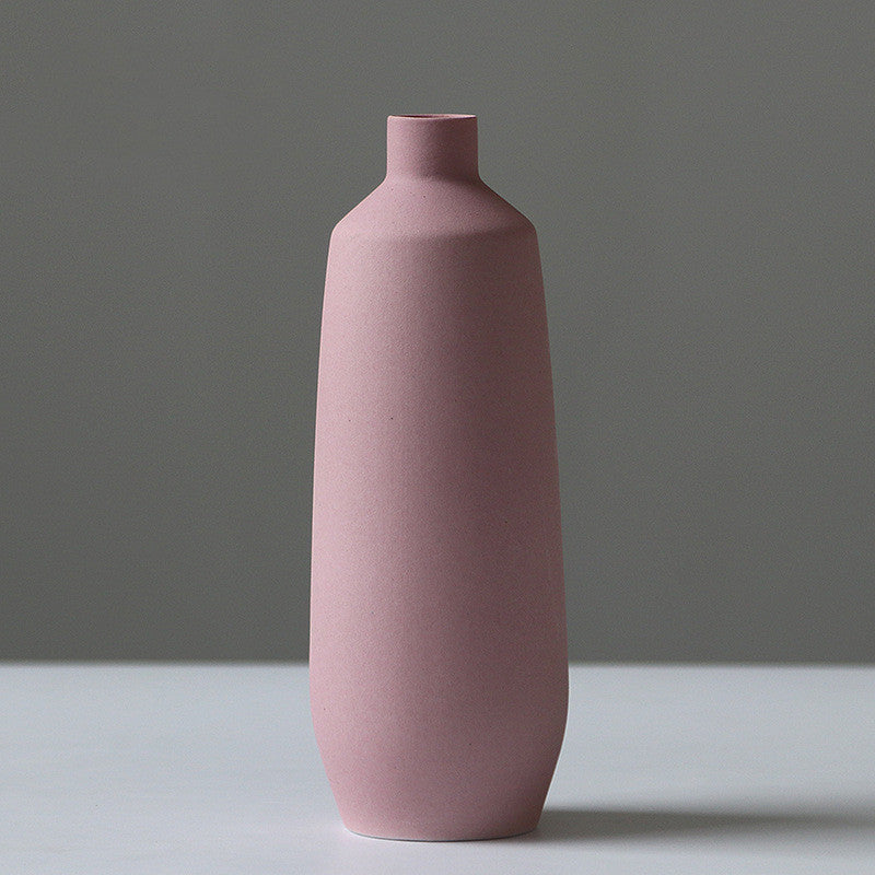 Light Pastel Ceramic Vase Collection