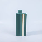 Load image into Gallery viewer, Pinstriped Square Minimalist Ceramic Vase Collection

