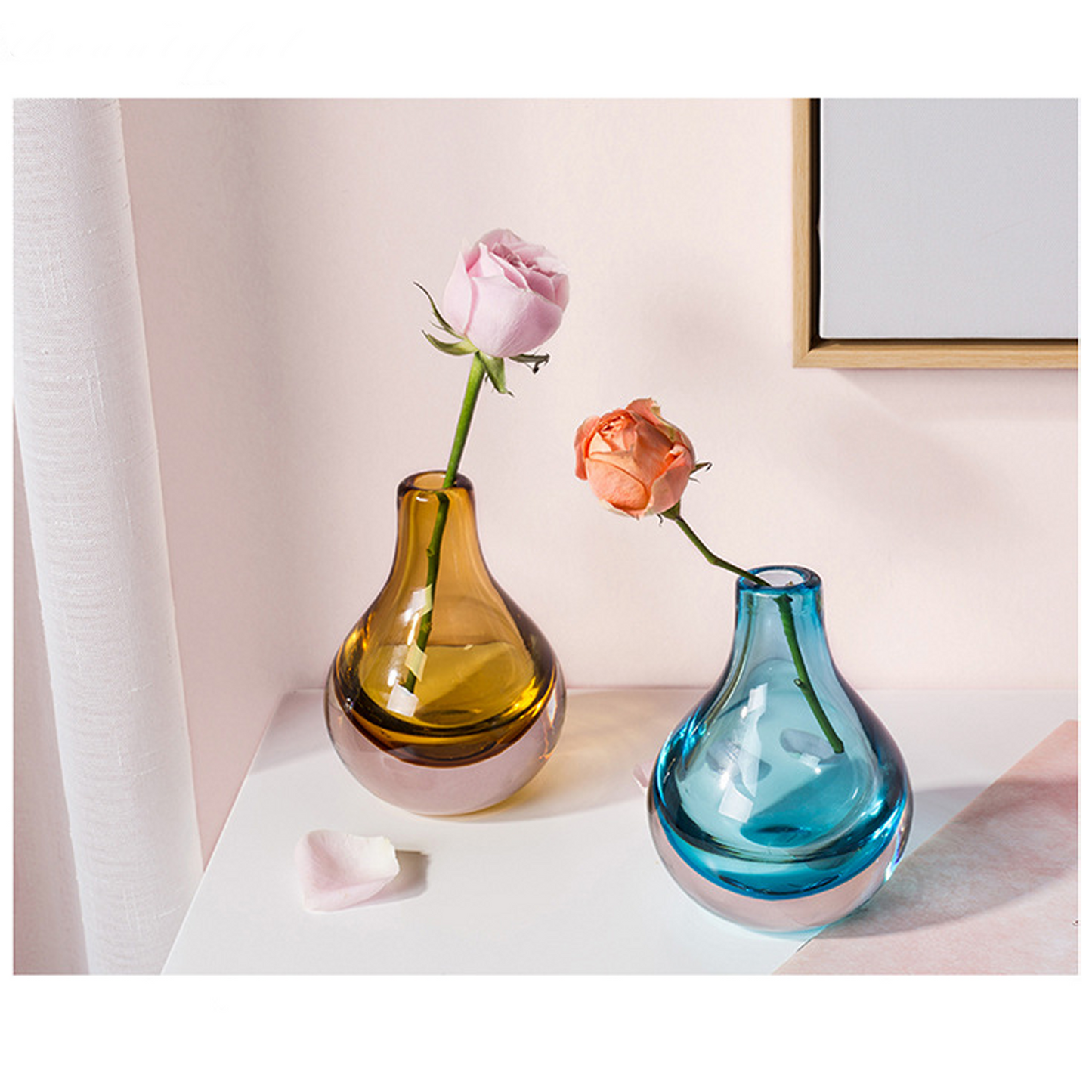 Retro Glass Bottle Bulb Vase Collection